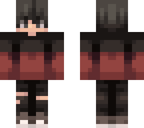 black/red