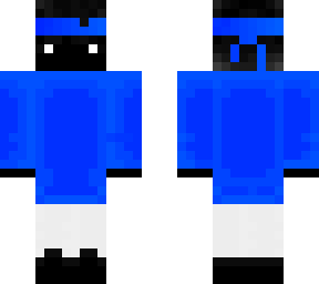 blue cloud man
