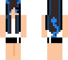 blue demon girl