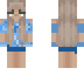 blue-girl. (hair base used)