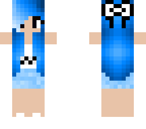 blue haired girl