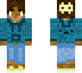 blue hoodie gurl
