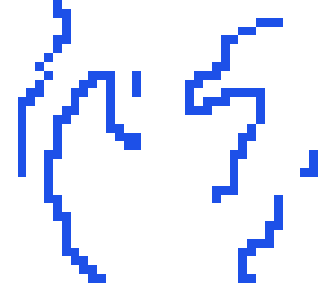blue stripe