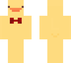 epic duck 4 pixel with bowtie (no outer layer)