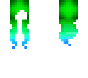 green - blue hair base