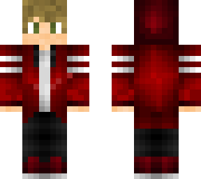 guy in red hoodie
