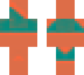 orange and green