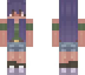 purple and green