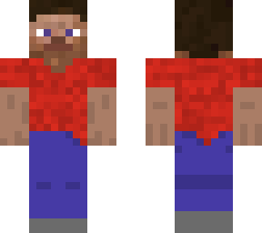 steve with a red shirt