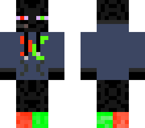 under gamer red and green