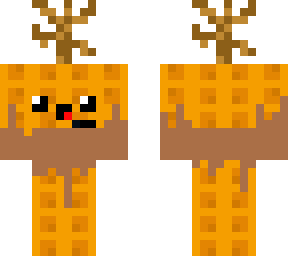 waffle holding a deadbush