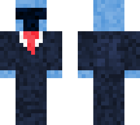 blue helmet suit