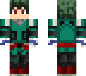 deku with brown eyes