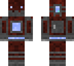 modern red robot