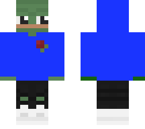 pepe blue hoodie