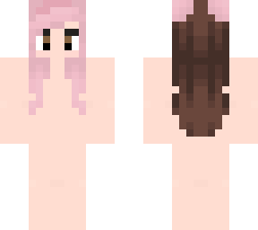 pink hair time