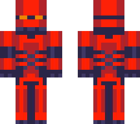 red evil robot