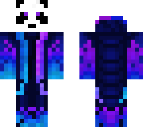 robed purple panda