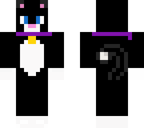 black and white cat (fixed)
