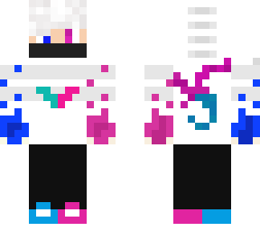 blue and pink boy