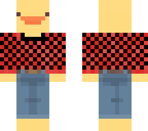 duck with a nice shirt