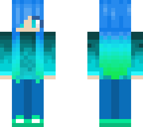 jessica the greenish blueish girl