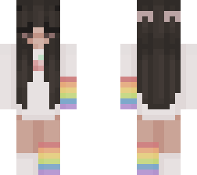 peachy rainbow