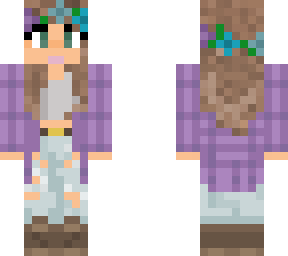 purple plaid