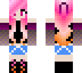 sunset pink girl