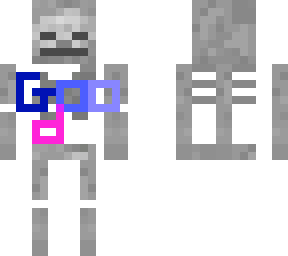 a good on evil skeleton