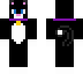 black and white cat (collar fix)