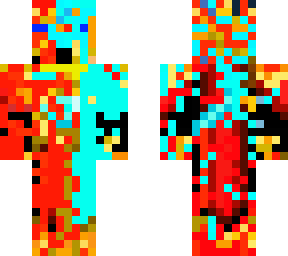 blue and red dotted