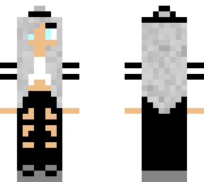 Gray girl fixed | Minecraft Skin