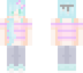 kawaii crop top girl redo