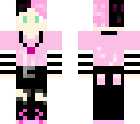 pink and black