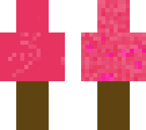 pink ice cream