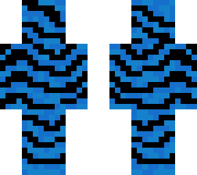 blue wavy