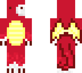 dragon - red & white