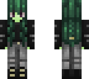 green hair