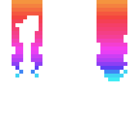 rainbow hair base for females