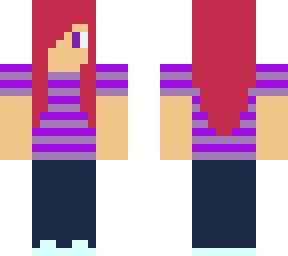 red haired girl.