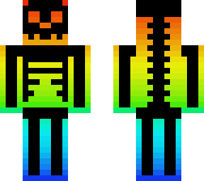 the skeleton rainbow fade