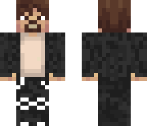 black jacket jeans beard guy