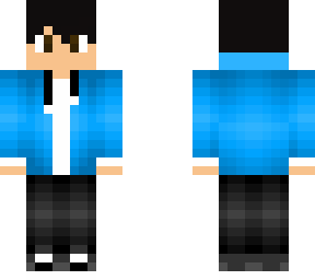blue hood with black straps