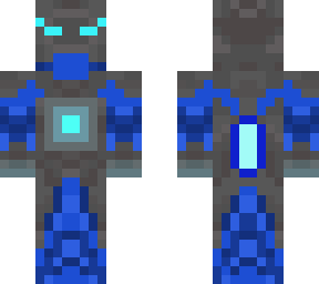 blue war robot