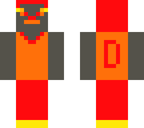 burning rock man