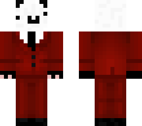 derp panda  with a red suit