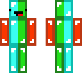 emerald, diamond and ruby arms skeppy skin