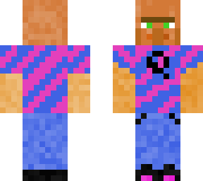 mr villager dude with q logo