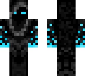 my skin with blue flaming hands